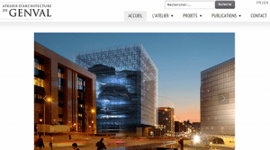 Site Internet de Genval Architecture