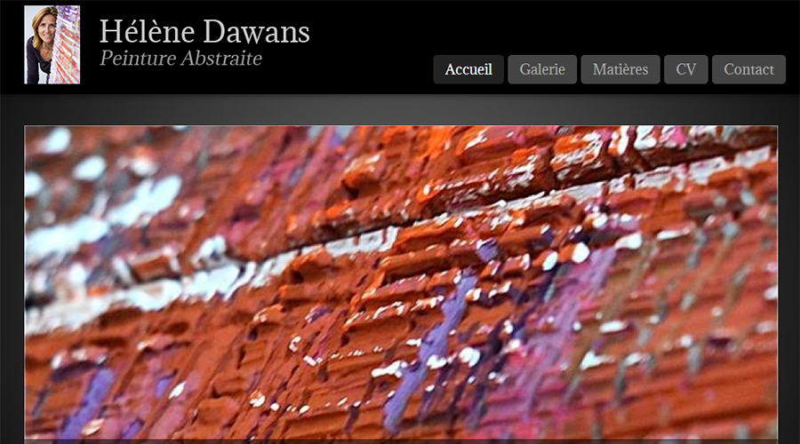 Site Internet Hélène Dawans