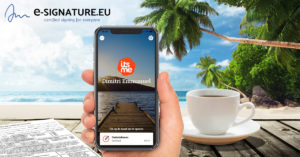 e-signature gekwalificeerd istme sign iphone smartphone ondertekenen doccle
