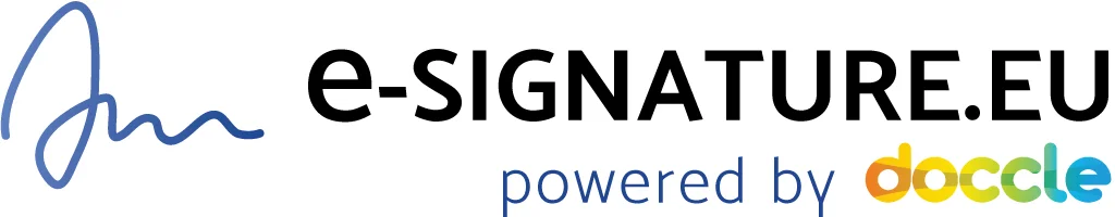 logo e-signature powered_by_doccle signature itsme sign document contrat iphone smartphone responsive
